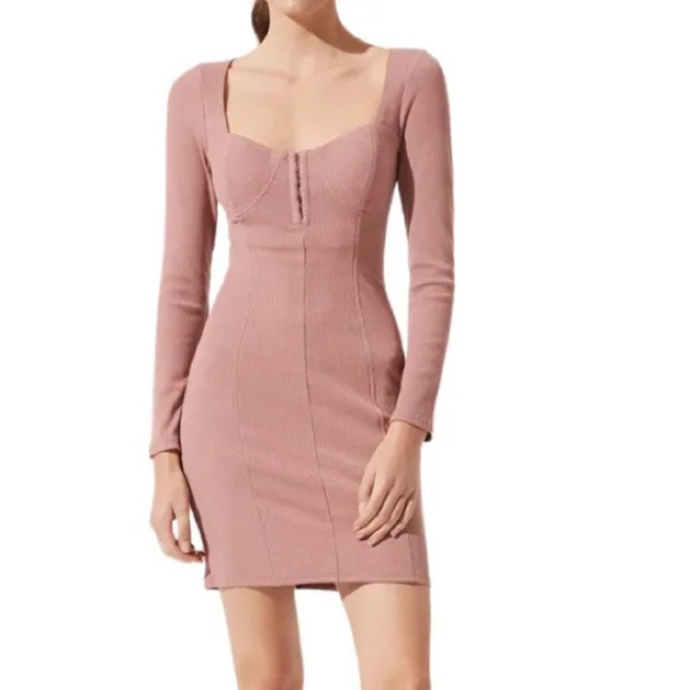 NWT ASTR The Label Bodycon Dress in Blush